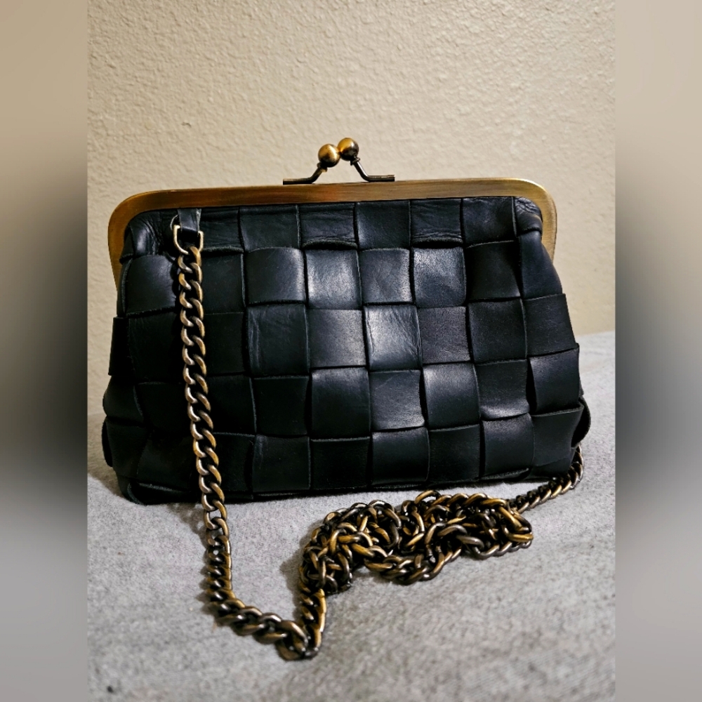 Margot Woven Leather Bag